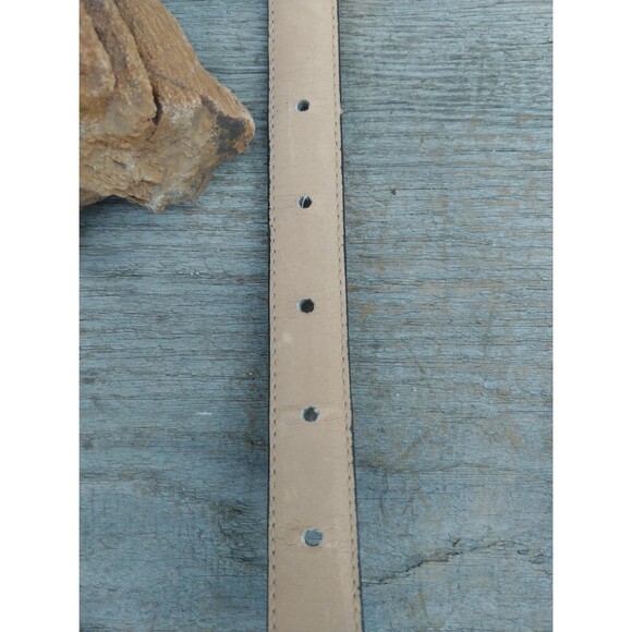 Vintage Womens Black Leather Belt By Partners Size Large - Picture 10 of 10